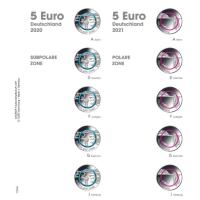 Vordruckblatt karat 5 -Sammlermnzen: Deutschland 2020-2021