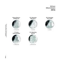 karat Vordruckblatt fr 20  Silbermnzen 2016 Deutschland