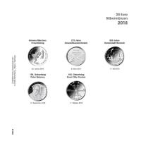 karat Vordruckblatt fr 20  Silbermnzen 2018 Deutschland