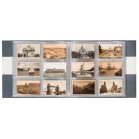 Album für 600 historische Postkarten, mit 50 eingebundenen Klarsichthüllen