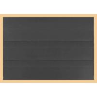 KOBRA-Einsteckkarte im DIN A5-Format aus schwarzem Kunststoff mit 3 Streifen