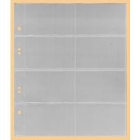 KOBRA-Telefonkarten-Einsteckblatt, Auenformat 210 x 250 mm fr 8 Telefonkarten