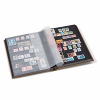 Einsteckbuch COMFORT Metallic Edition, DIN A4, 64 schwarze Seiten, wattierter Einband, Farbton Silber