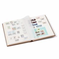 Einsteckbuch COMFORT Metallic Edition, DIN A4, 64 charmoisfarbene Seiten, wattierter Einband, Farbton Silber