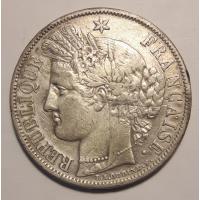 Frankreich - 5 Francs 1851 A, ss-/ss, Rf !