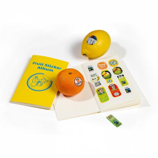 Fruit Sticker Album fr bis zu 900 Sticker