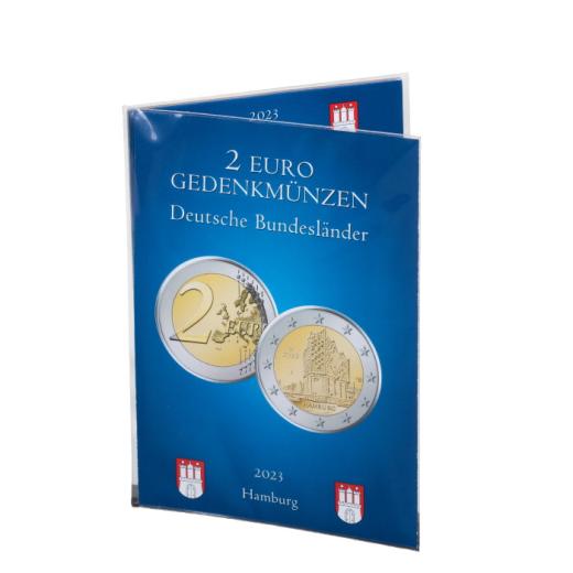 Mnzkarte fr deutsche 2-Euro-Gedenkmnze 2023 Hamburg (Elbphilharmonie)