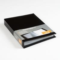 Dokumentenalbum mit 40 Klarsichttaschen, DIN A4, schwarz