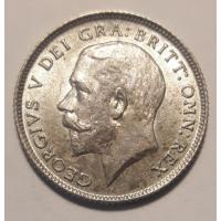 Grobrittanien - 6 Pence 1923, stfr.-