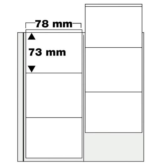 Ergnzungsblatt 7812 fr Mnzen bis 70 mm, im 2er Pack