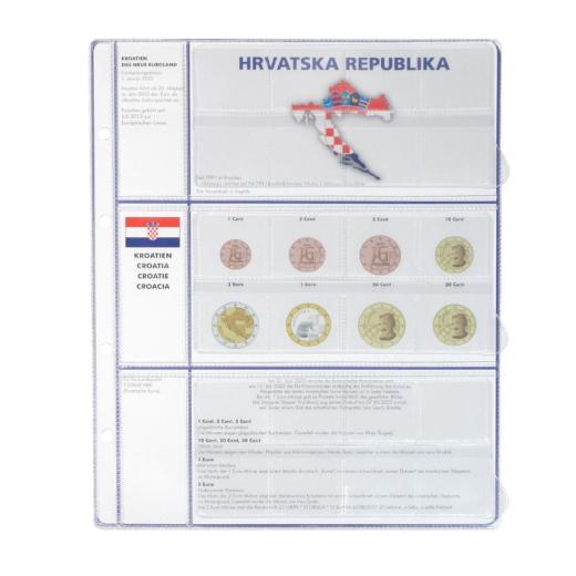 Vordruckblatt EURO COLLECTION Kroatien