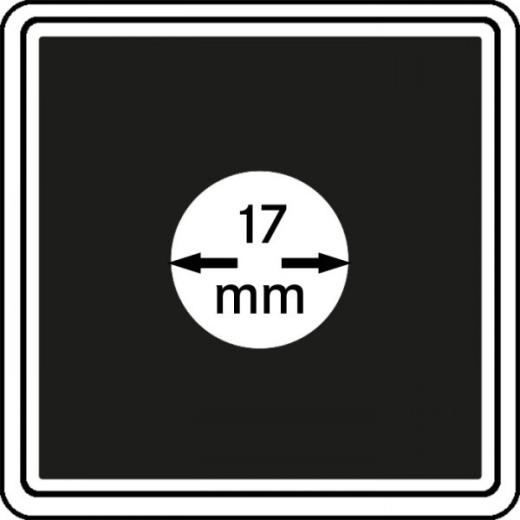 Mnzkapseln CARRE 17 mm, 4er-Packung 