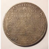 Kalendermedaille 1947 Bronze versilbert, Jahresregent Sonne