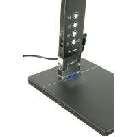 LED-Tischlampe, schwarz 400 x 125 x 45 mm (zusammengeklappt)
