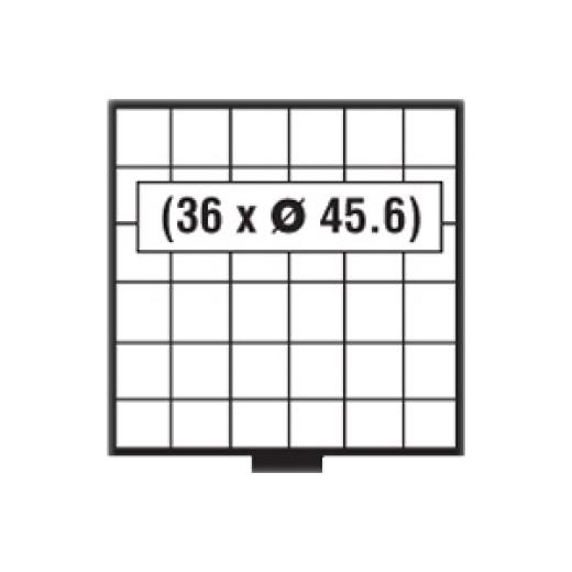 Schubladen-Element BEBA Maxi 6606 - fr 36 Mnzen bis 45,6 mm 