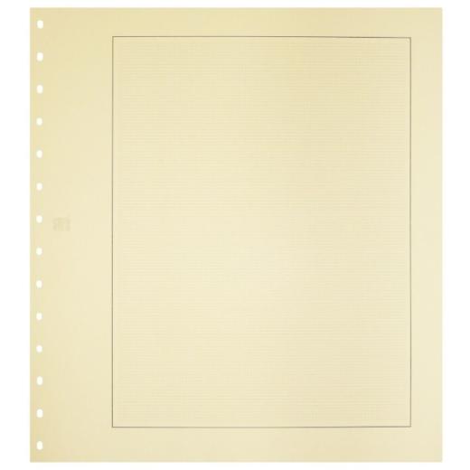 Karton-Blankobltter 781, hellchamois mit schwarzem Rand und zartgrauem Netzdruck - im 10er Pack