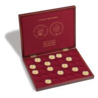 Mnzkassette VOLTERRA fr 35 deutsche 100-Euro-Goldmnzen UNESCO Welterbe in Originalkapseln