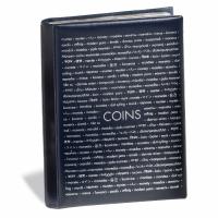 ROUTE 96 Münzen-Taschenalbum mit 8 Münzblättern für je 12 Münzen, blau