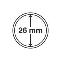 Runde Münzkapseln ULTRA Perfect Fit für 2 Euro (25,75 mm), 100er-Pack