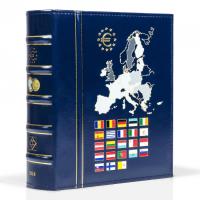 Mnzalbum VISTA, Euro-Jahrgang 2020, inkl. Schutzkassette, blau