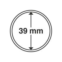 Münzkapseln, Innendurchmesser 39 mm