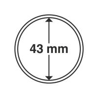 Mnzkapseln, Innendurchmesser 43 mm
