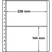 LEUCHTTURM LB SH 2 Blankobltter, 2er Einteilung, 236x144 mm, Packung mit 10 Bltter