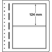 LEUCHTTURM LB 2 Blankobltter, 2er Einteilung, 190x124 mm, Packung mit 10 Bltter