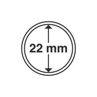 Münzkapseln, Innendurchmesser 22 mm