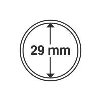 Münzkapseln, Innendurchmesser 29 mm