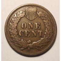 USA - 1 Cent 1870 Bold N, Indian Head Cent, ss+