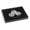 Münzkassette für 20 Silberunzen „Südafrika Krügerrand“ in Kapseln, schwarz    