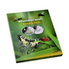 Mnzalbum fr dt. 9 x 5 Euro Mnzen Wunderwelt Insekten inkl. Blumensaat