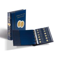Mnzalbum Classic-OPTIMA,Europas 2-Euro-Gedenkmnzen 2022 inkl.Schutzkassette , blau, Band 4