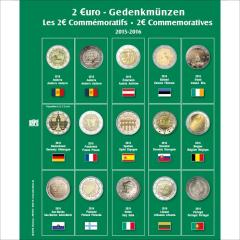 Premium Mnzblatt 2 Euro der Jahre 2015-2016 Blatt 16
