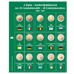 Premium Mnzblatt 2 Euro der Jahre 2006-2007 Blatt 2