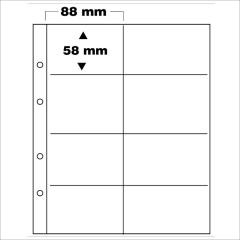 Ergnzungsblatt 7404 fr z.B. 8 Coin Cards oder 8 Goldcards - im 5er Pack