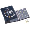 Münzenalbum OPTIMA; World Money, mit 5 verschiedenen OPTIMA, Münzhüllen, blau