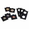 Münzrähmchen MATRIX, schwarz, 30 mm, selbstklebend, 100er-Pack