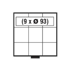 Schubladen-Element BEBA Maxi 6603 - fr 9 Mnzen bis 93,0 mm 