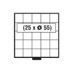 Schubladen-Element BEBA Maxi 6605 - fr 25 Mnzen bis 55,0 mm 