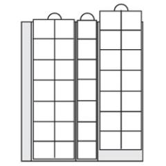 Ergnzungsblatt 7393 fr Mnzen bis 28 mm Durchmesser (z.B. fr 2 Euro) - im 2er Pack