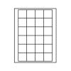 Mnzbox MARINE, 24 quadratische Vertiefungen bis  42 mm