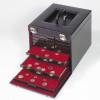CARGO MB 10 DELUXE Mnzkoffer schwarz, aus Kunstleder fr 10 Mnzboxen