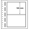 LEUCHTTURM LB 2 Blankobltter, 2er Einteilung, 190x124 mm, Packung mit 10 Bltter