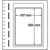 LEUCHTTURM LB ETB Blankobltter, 1er Einteilung, fr ETBs, 157 x 220 mm, Packung mit 10 Bltter