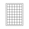 Mnzbox MARINE, 48 quadratische Vertiefungen bis  30 mm